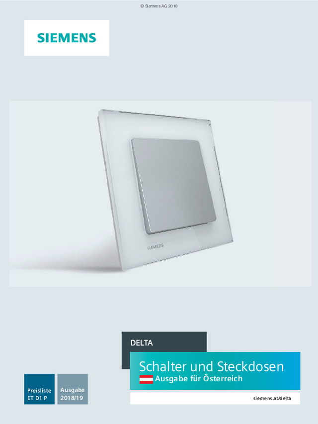 DELTA Schalter und Steckdosen