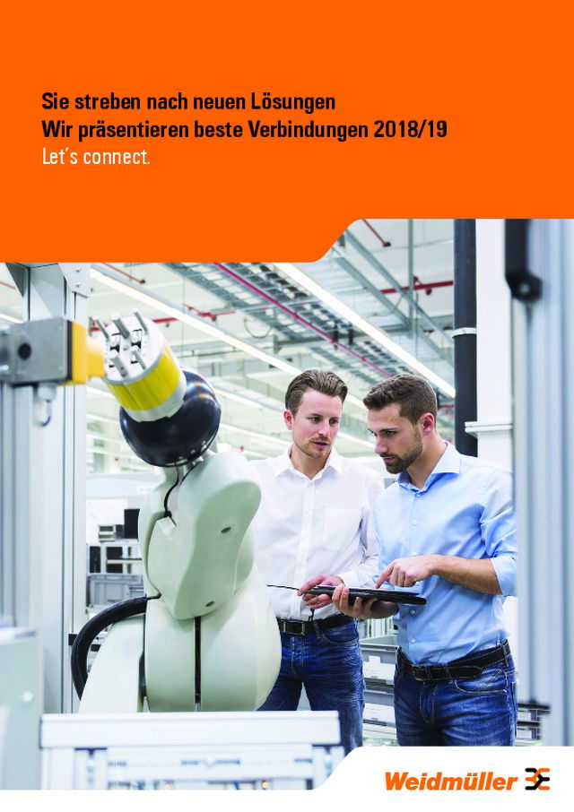 Weidmüller Verbindungen 2018/19