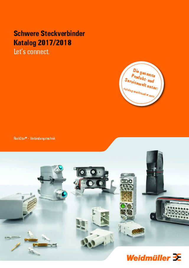 Schwere Steckverbinder Katalog 2017/2018