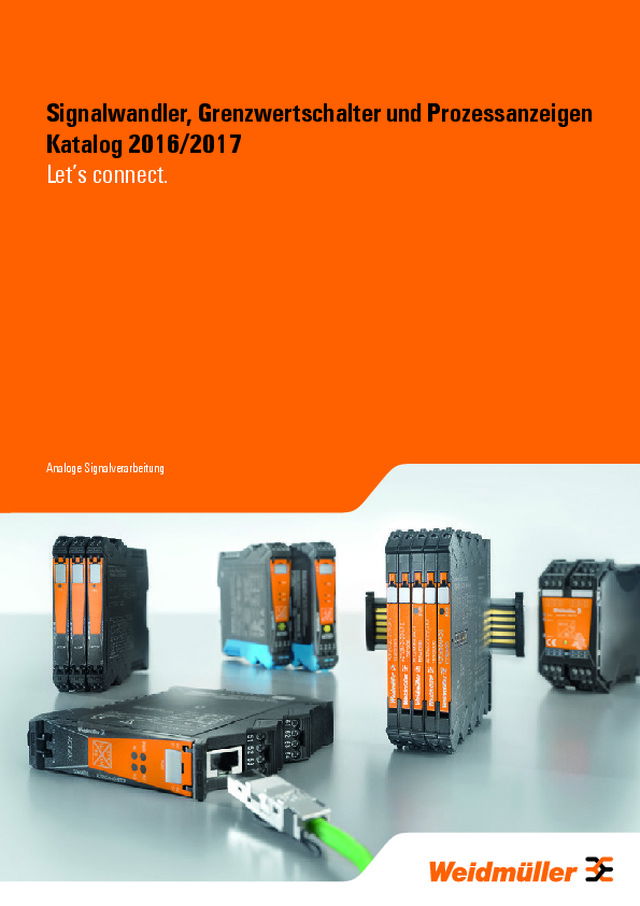 Signalwandler, Grenzwertschalter und Prozessanzeigen