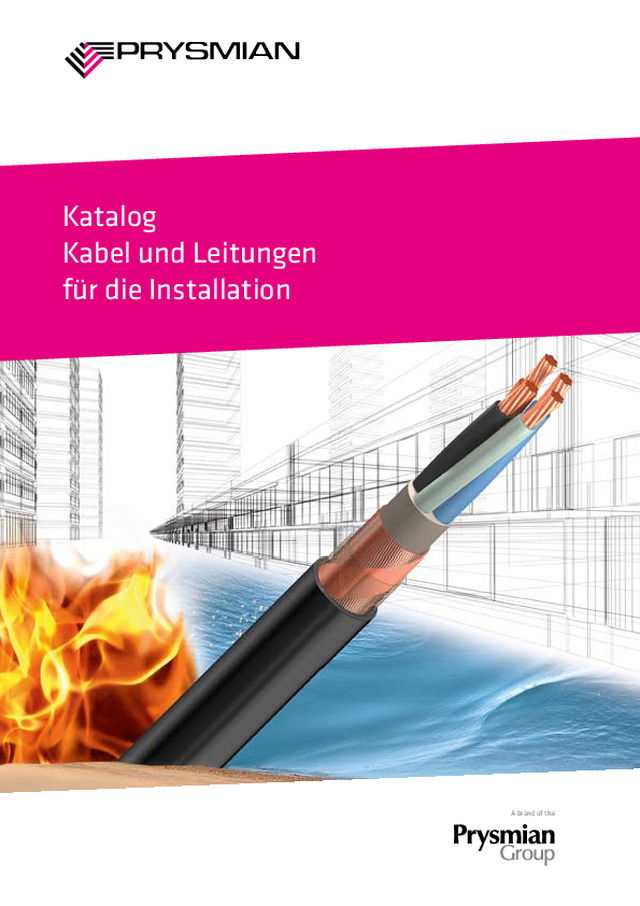 Katalog Kabel und Leitungen für die Installation