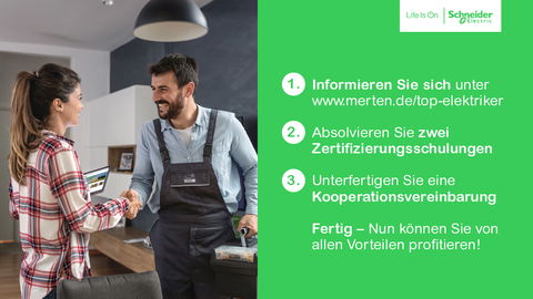 Mehr Wissen, mehr Aufträge, mehr Erfolg – als „Top Elektriker“!