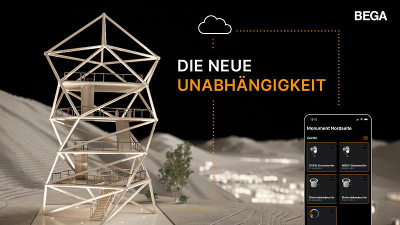 Licht steuern: Kostenlosen BEGA Connector sichern