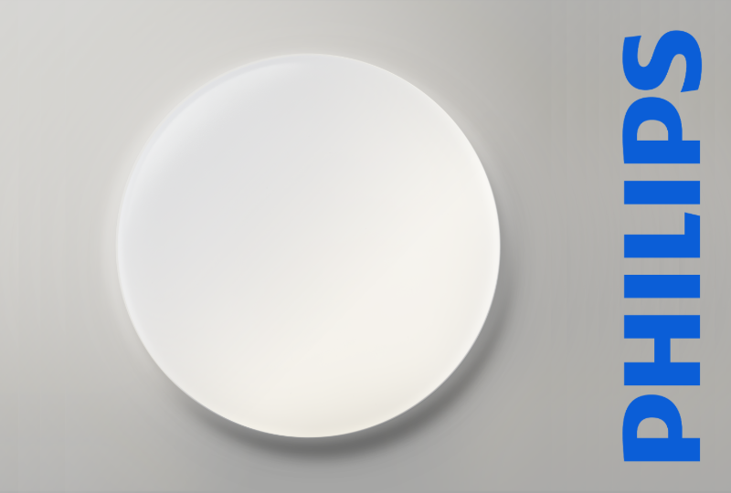 Ledinaire Wand- und Deckenleuchte mit MulitLumen und MultiColor