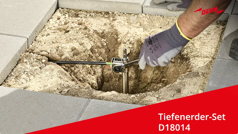 Tiefenerder-Set D18014: Erdungsanlagen einfach nachrüsten