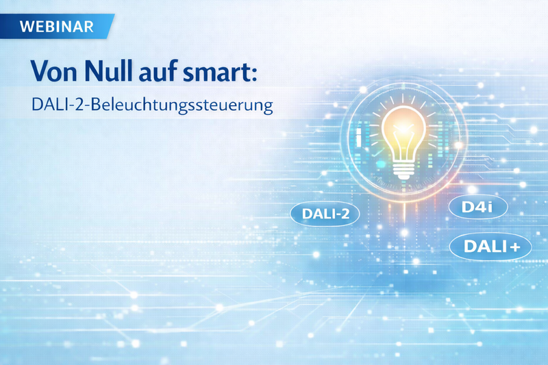 Von Null auf smart: DALI-2-Beleuchtungssteuerung meistern