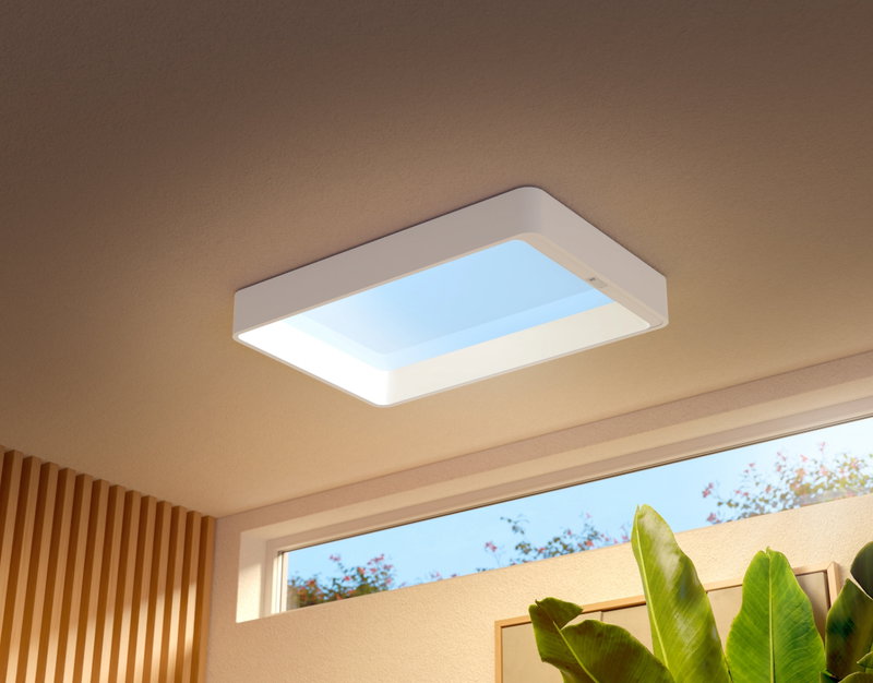 Komfort und Wohlbefinden im Fokus: Philips Skylight bringt das natürliche Tageslicht in den Innenraum