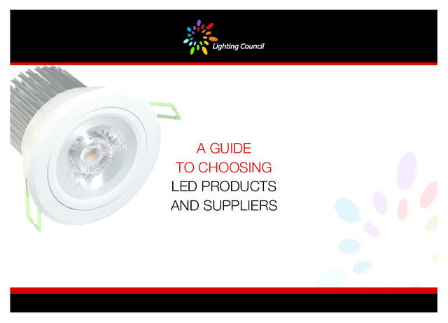 Lighting Council Australia publishes LED guide