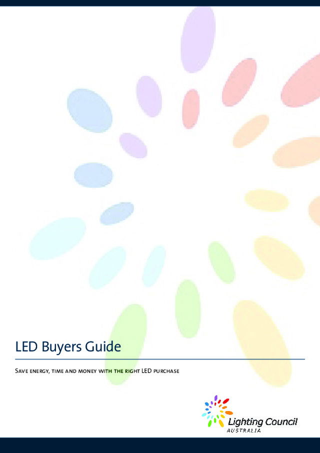 Lighting Council Australia LED Buyers Guide