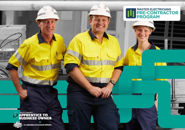 Master Electricians Pre-Contractor Program