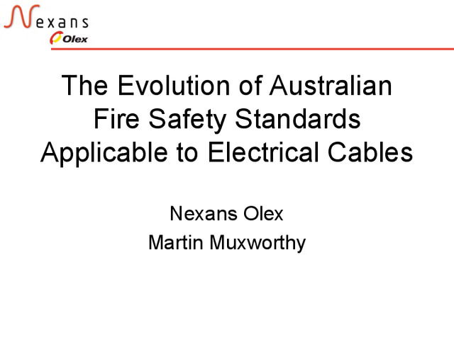 Webinar Presentation on Safely protecting the electric cable and the environment through correct MCB and cable selection