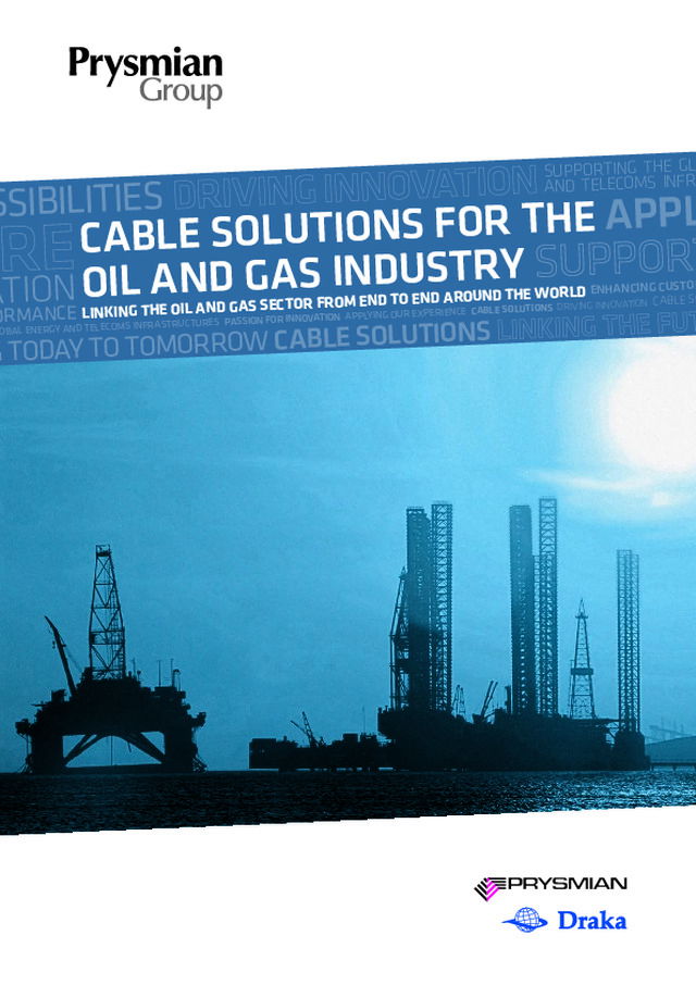 Cable Solutions for Oil & Gas Industry
