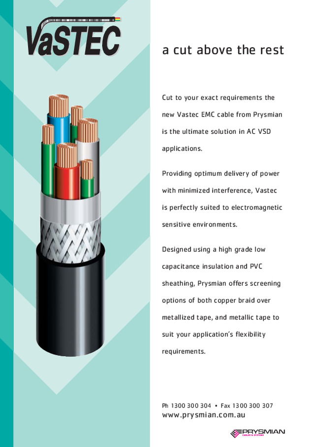Prysmian - Variable Speed Drive Cables
