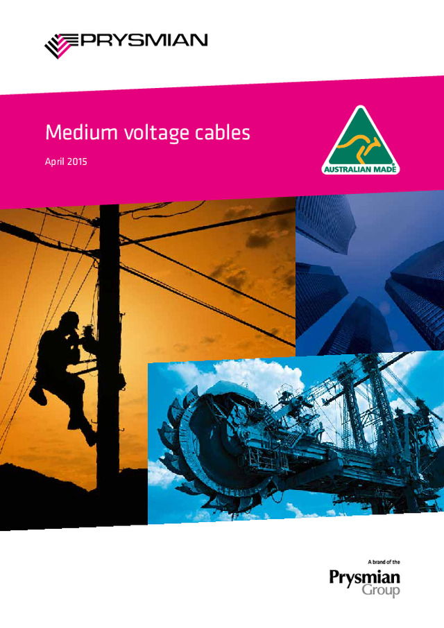 Medium voltage cables