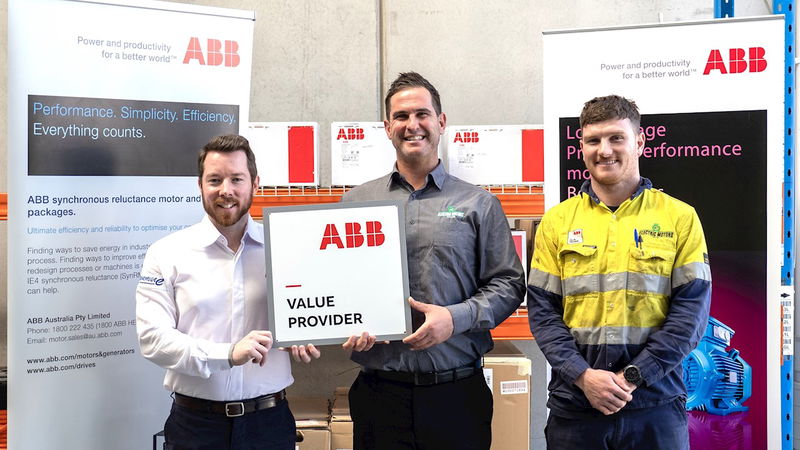 A1 Electric Motors becomes newest ABB Motors Australia Authorised Value Provider