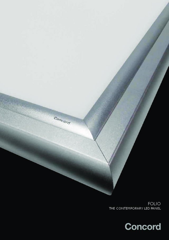Sylvania Folio – The Contemporary LED Panel PDF Catalogue