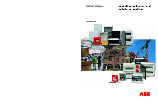 ABB Insulating enclosures and installation material