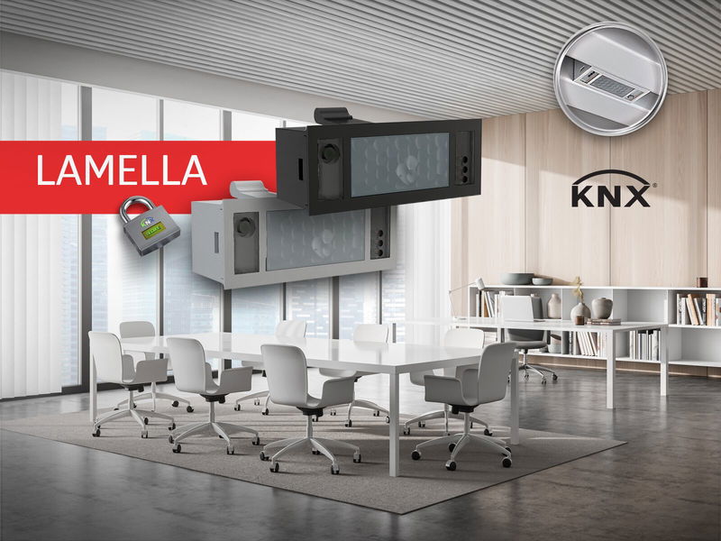 Sensor for slatted ceilings and luminaires