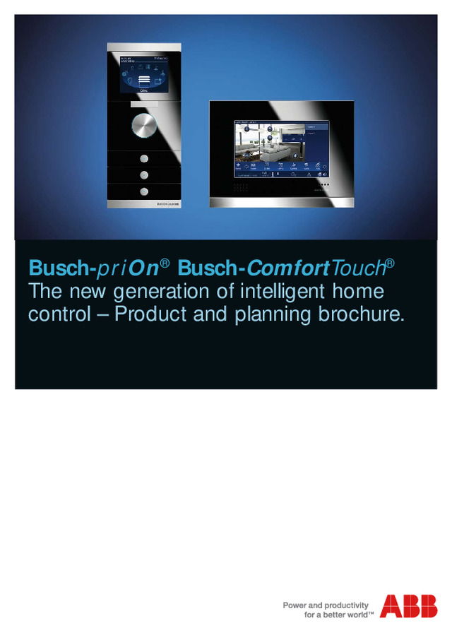 ABB intelligent home control