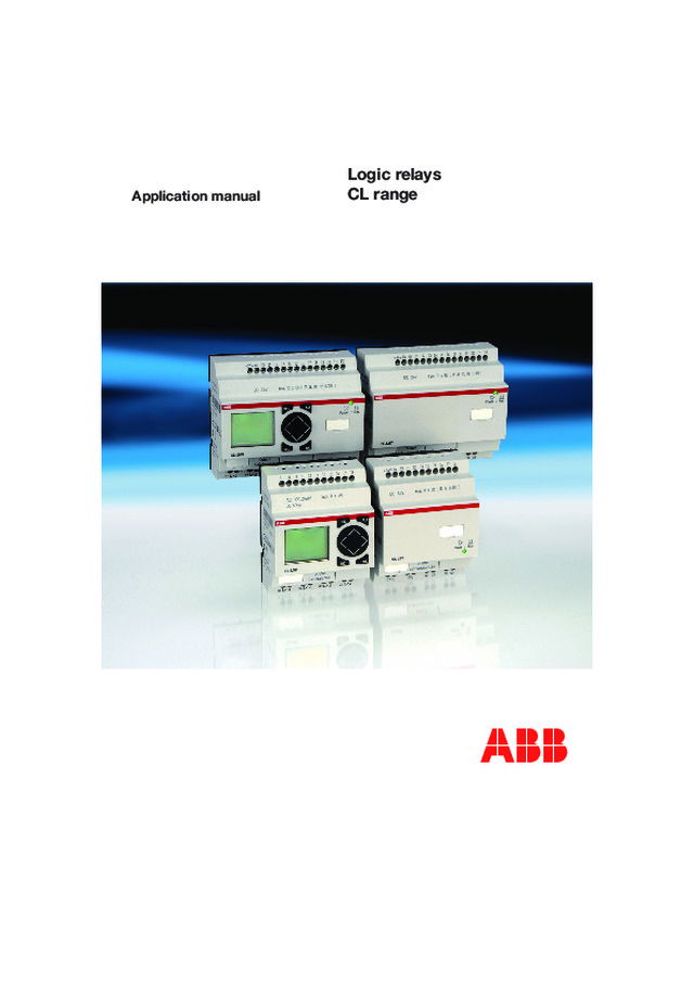 ABB logic relays CL range