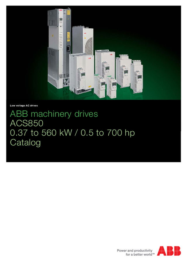 ABB machinery drives