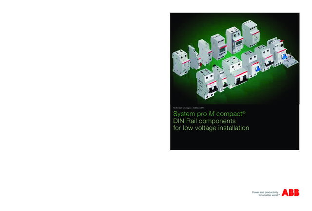 ABB MCB's For Low Voltage Installations