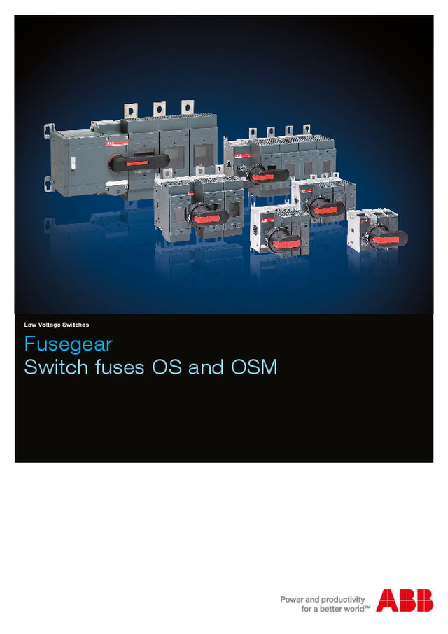 ABB switch fuses OS and OSM