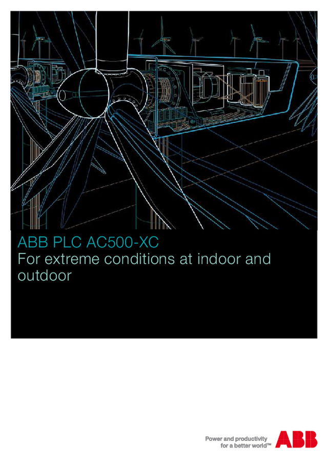 ABB PLC AC500-XC For extreme conditions