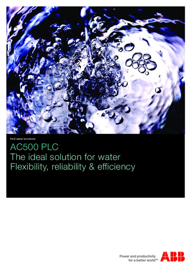 The ideal solution for water Flexibility, reliability & efficiency