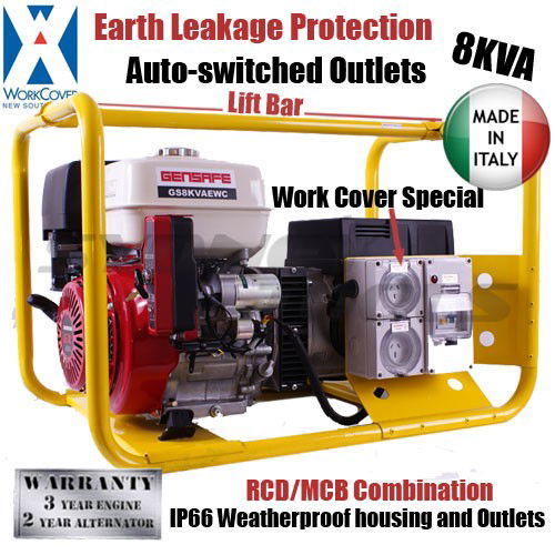 Product Recall - Sydney Tools - Gensafe 6KVA 13HP Petrol Generator