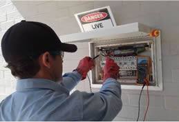 Electric shock risk - unterminated live cables