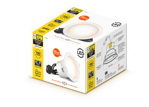 New HPM Dimmable Downlights with Integrated Driver