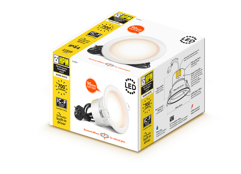 New HPM Dimmable Downlights with Integrated Driver