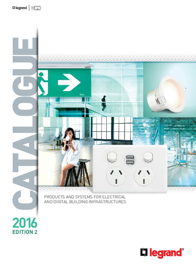 HPM & Legrand Combined 2016 Electrical Trade Product Catalogue- Edition 2