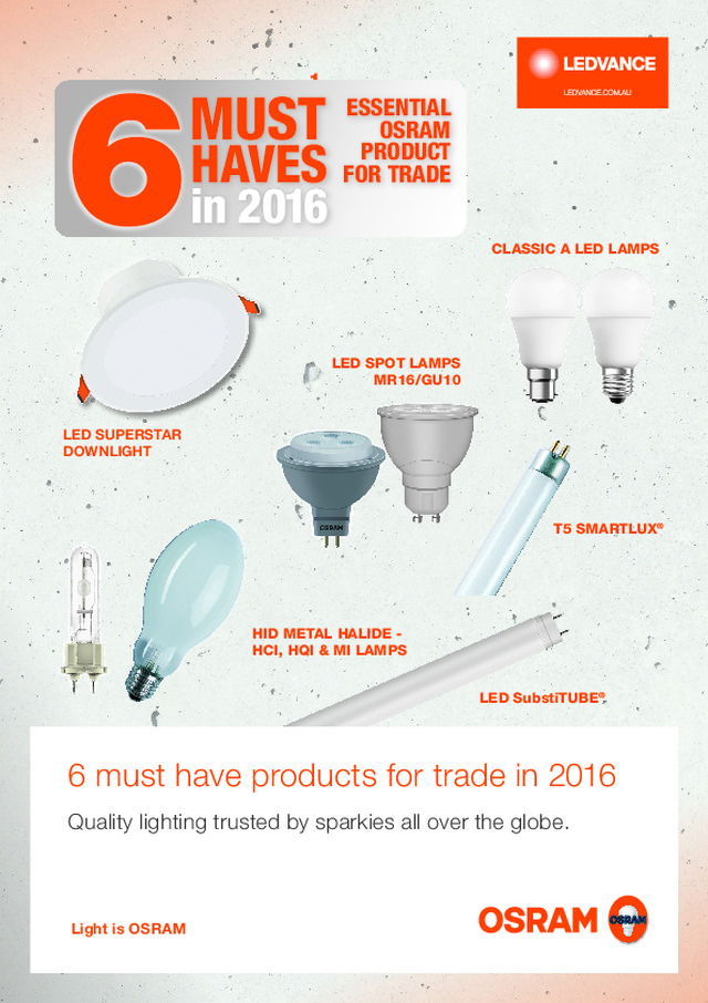 6 must have products for trade in 2016