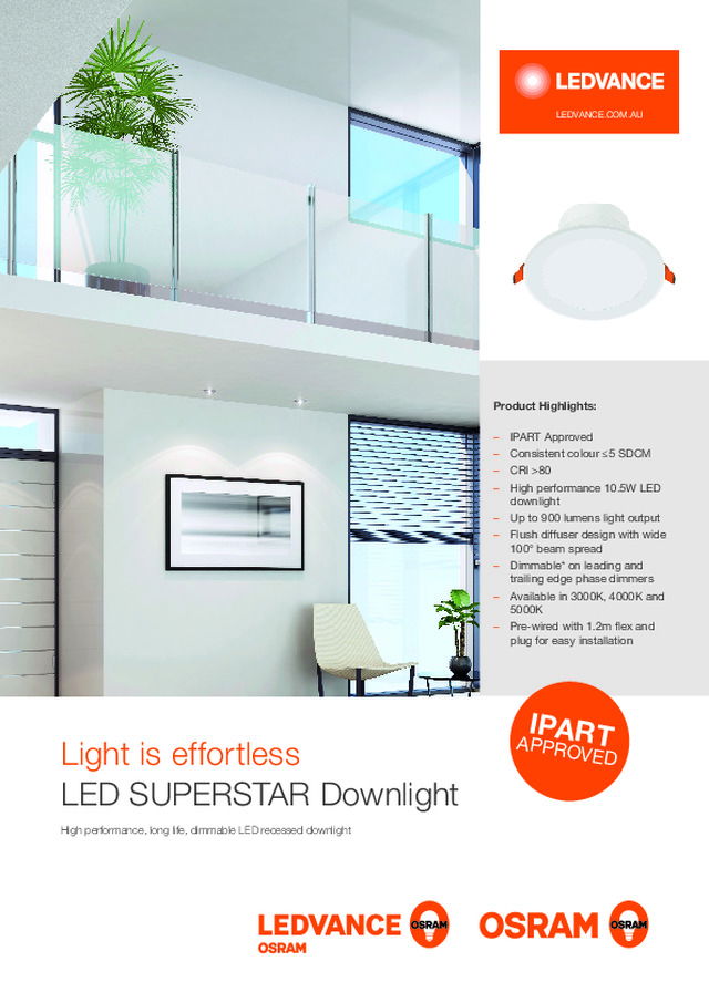LED SUPERSTAR Downlight