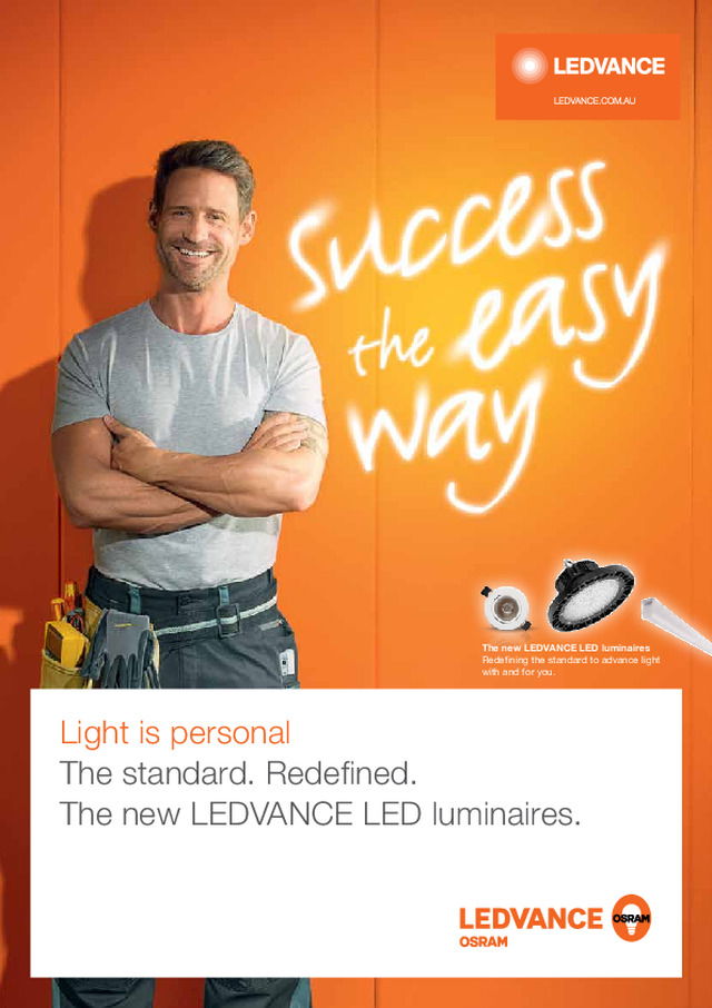 The standard. Redefined. The new LEDVANCE LED luminaires.