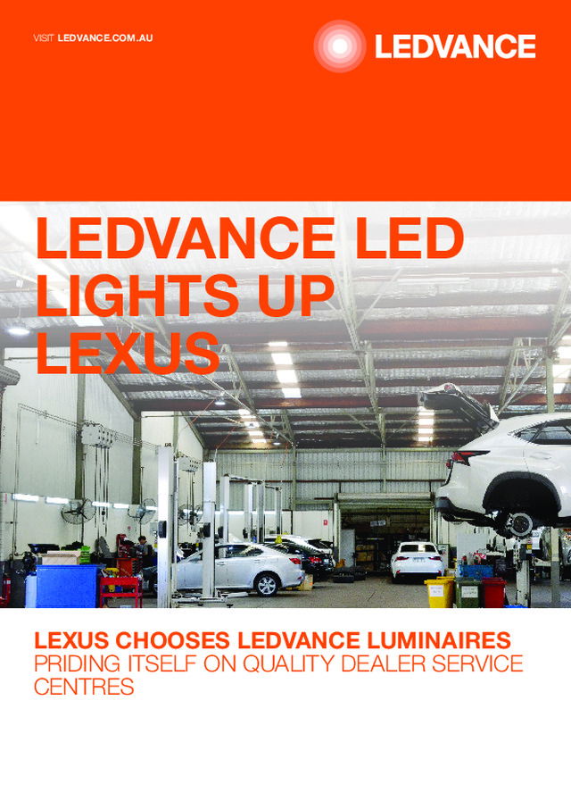 LEDVANCE LED lights up LEXUS