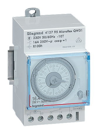 Save energy, reduce electrical costs and make life easier with fast set with Legrand’s Alpharex3 digital time switches