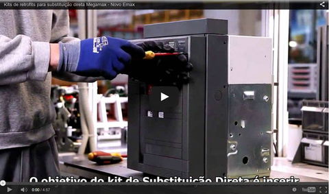 Kit de retrofit de troca rápida – Disjuntor Megamax para Emax