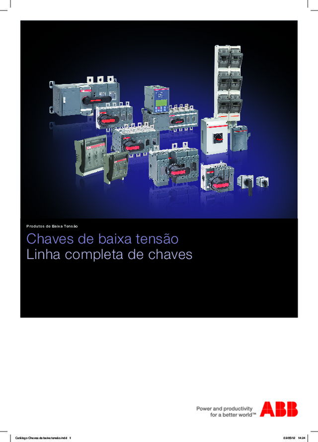 Catálogo Geral de Chaves de Baixa Tensão