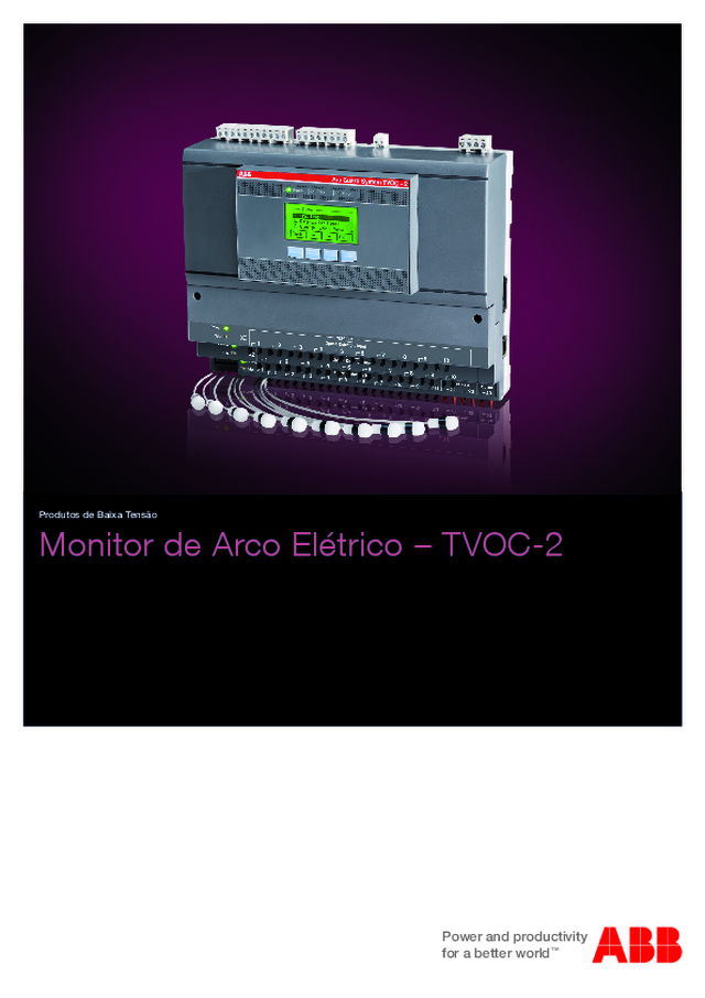 Catálogo de Monitor de Arco Elétrico