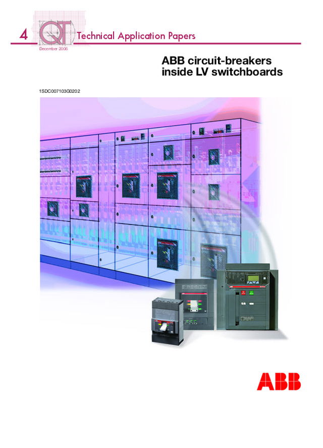 Disjuntores ABB em painéis de baixa tensão