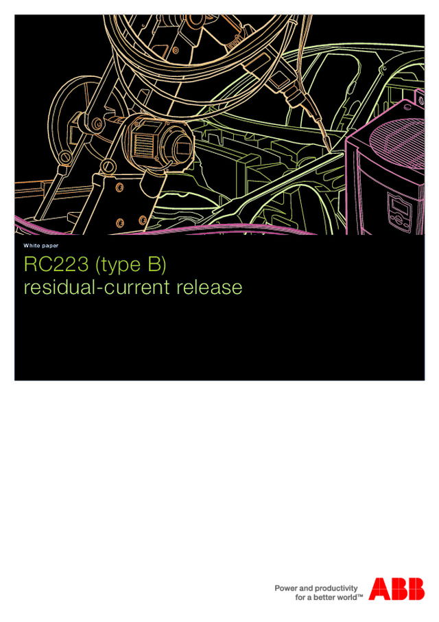 Relé de corrente residual RC223 (tipo B)