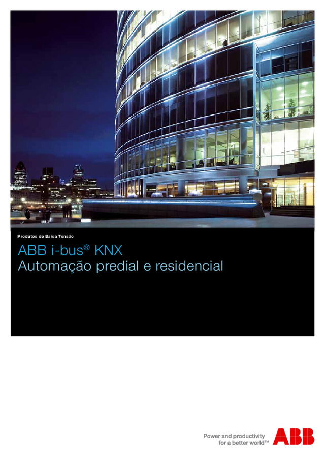 ABB i-bus KNX - Automação predial e residencial - Catálogo completo
