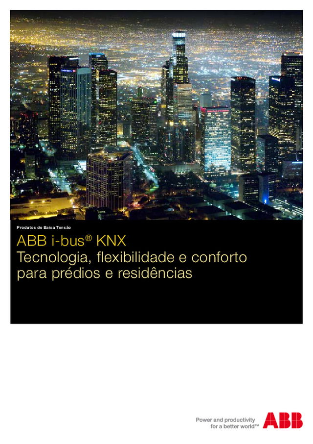 ABB i-bus KNX - Automação predial e residencial - Folheto