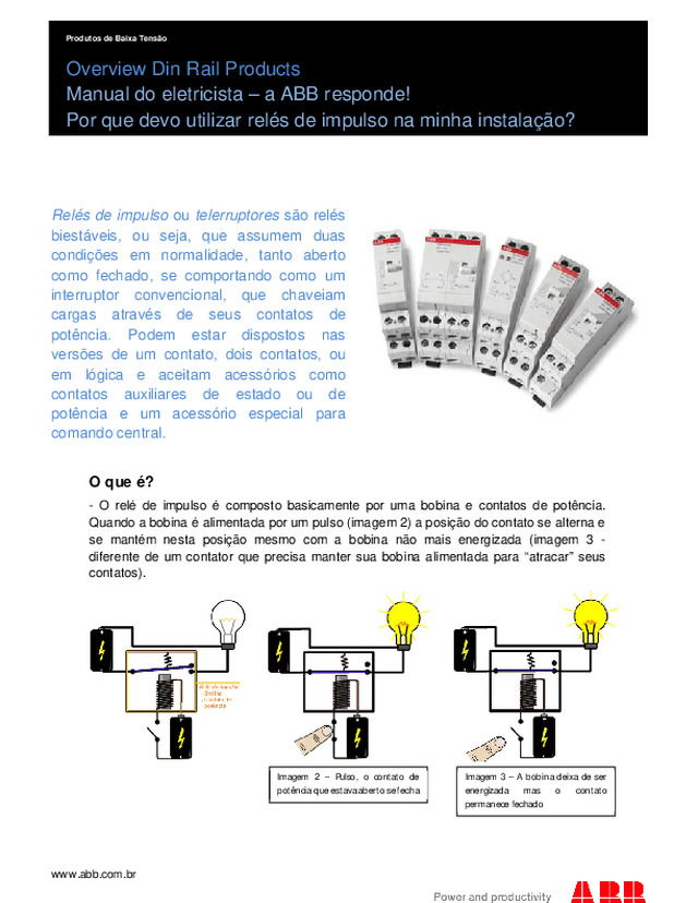 A ABB responde - Por que utilizar telerruptores?