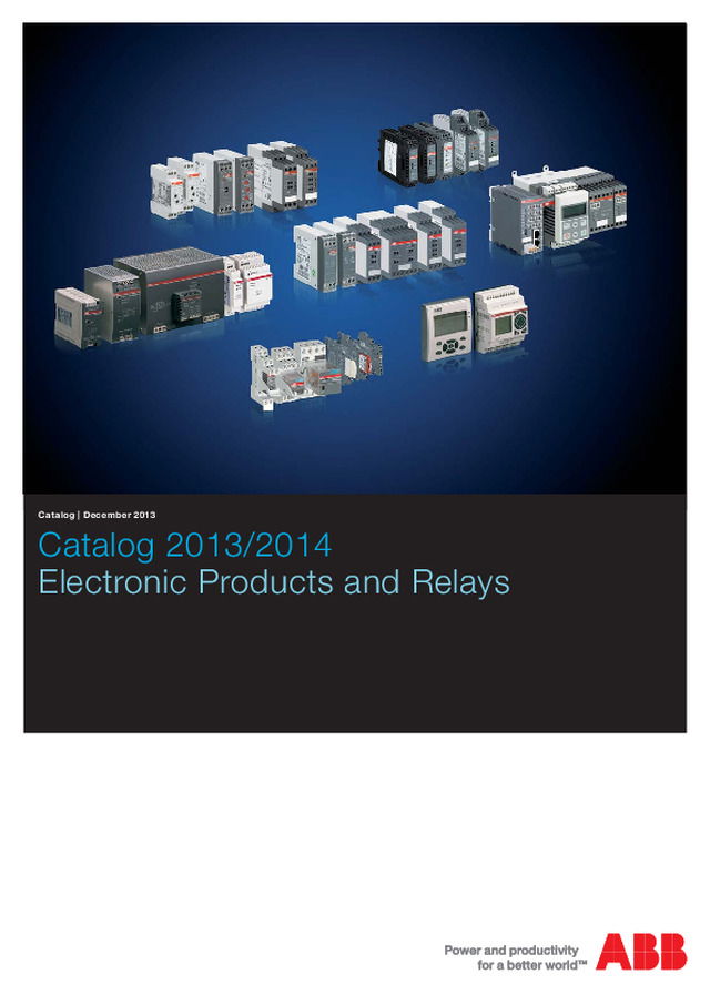 Catálogo 2014/ 2014 | Produtos elétronicos e relés
