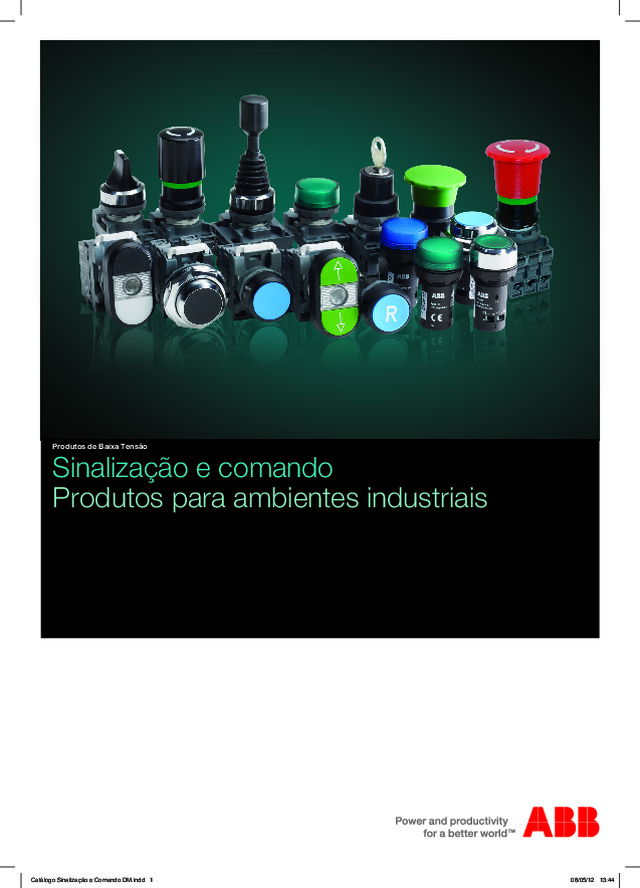 Sinalização e comando | Produtos para ambientes industriais