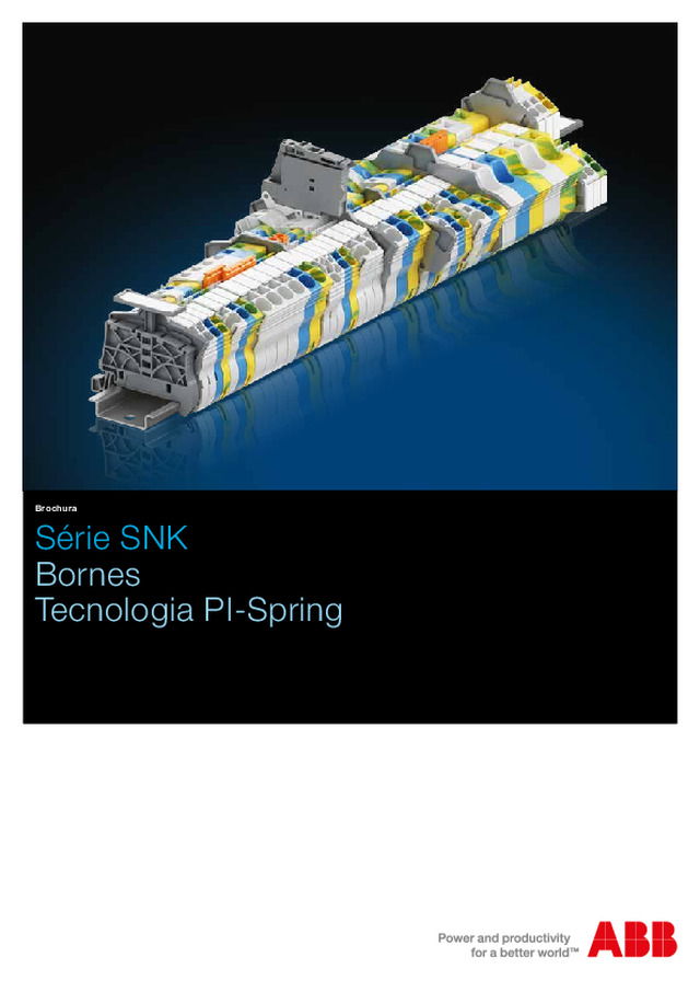 Série SNK | Bornes - Tecnologia PI - Spring